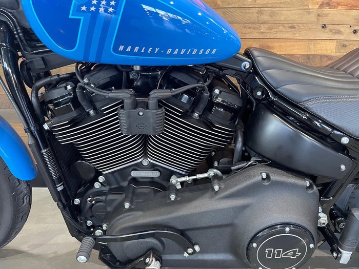 2022 Harley-Davidson Street Bob 114 (FXBBS) Softail Blue