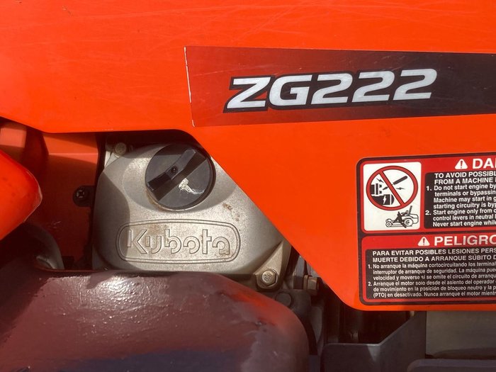 2022 Kubota Zg222