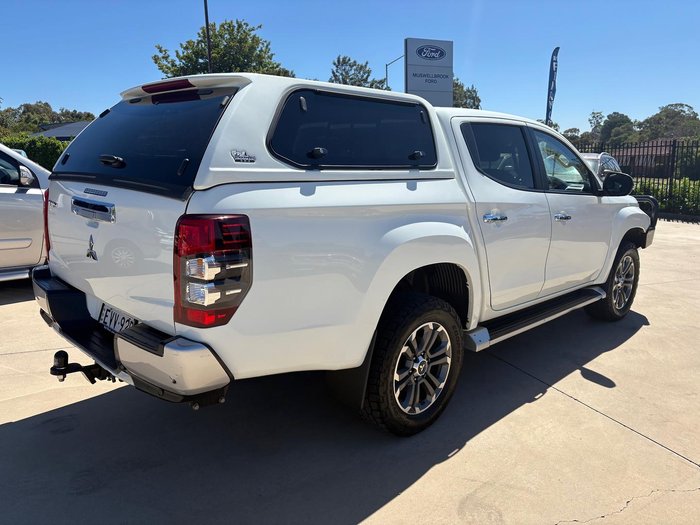 2022 Mitsubishi Triton GLS MR MY22 4X4 Dual Range White