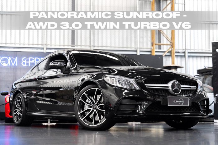 2021 Mercedes-Benz C-Class C43 AMG C205 Four Wheel Drive Obsidian Black