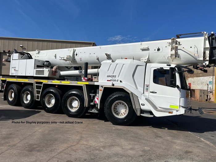 2014 Grove GMK5130 2 White