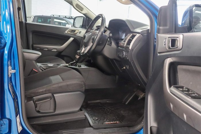 2018 Ford Ranger XLT PX MkIII MY19 4X4 Dual Range Lightning Blue