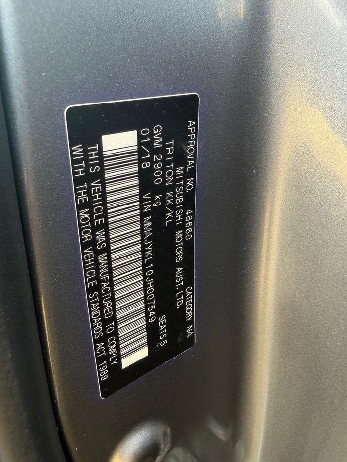 2018 Mitsubishi Triton GLS