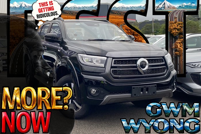 2025 GWM Ute Crystal Black (N101)