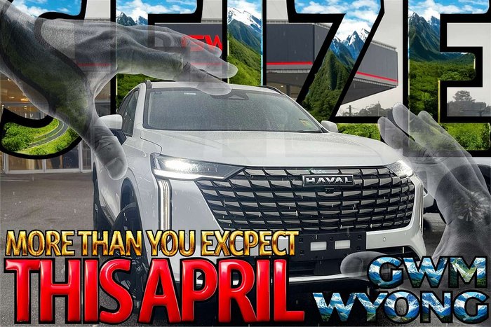 2025 GWM Haval H6 Lux PHEV B01 Hamilton White (9C01)