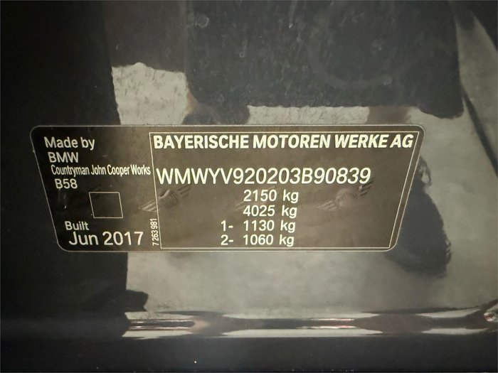 2017 MINI Countryman John Cooper Works