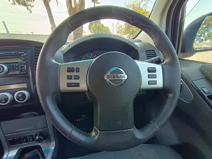 2010 Nissan Navara ST-X D40 MY10 4X4 Dual Range Brilliant Silver