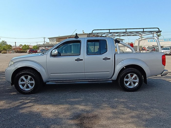 2010 Nissan Navara ST-X D40 MY10 4X4 Dual Range Brilliant Silver