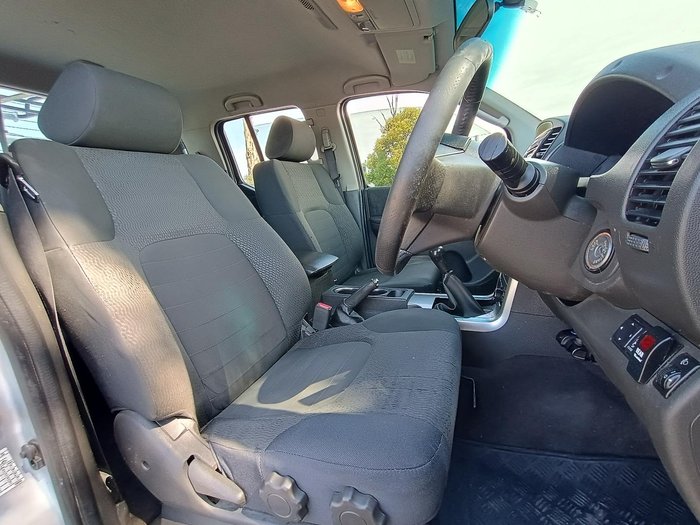 2010 Nissan Navara ST-X D40 MY10 4X4 Dual Range Brilliant Silver