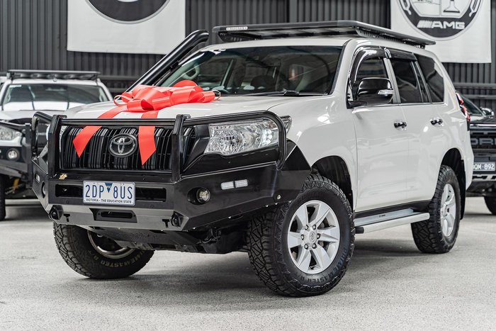 2019 Toyota Landcruiser Prado GX GDJ150R 4X4 Dual Range Glacier White