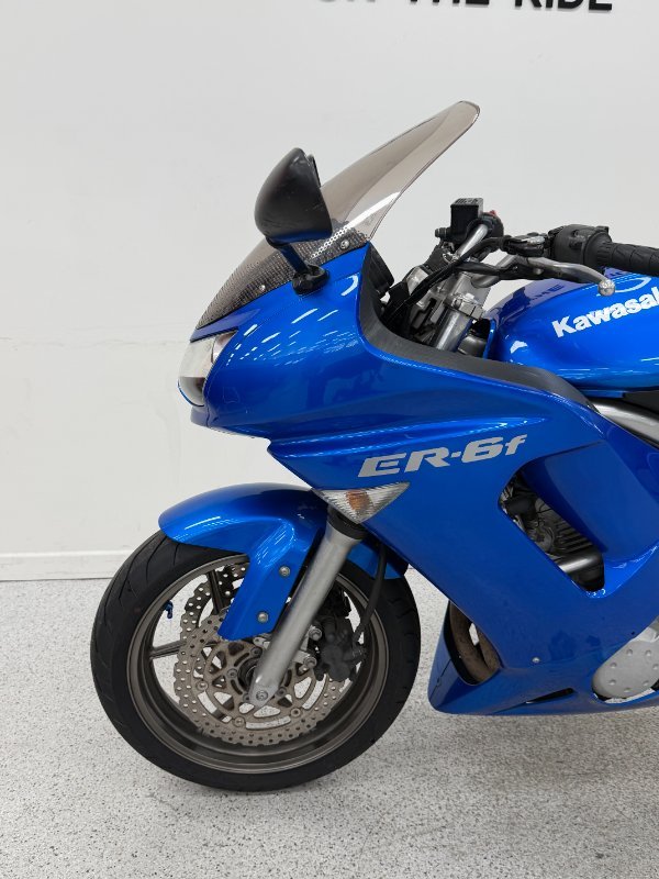 2006 Kawasaki ER-6f Blue