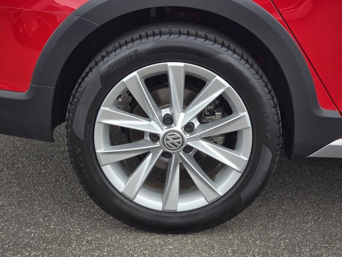 2015 Volkswagen Golf Alltrack 132TSI 7 MY16 Four Wheel Drive Tornado Red