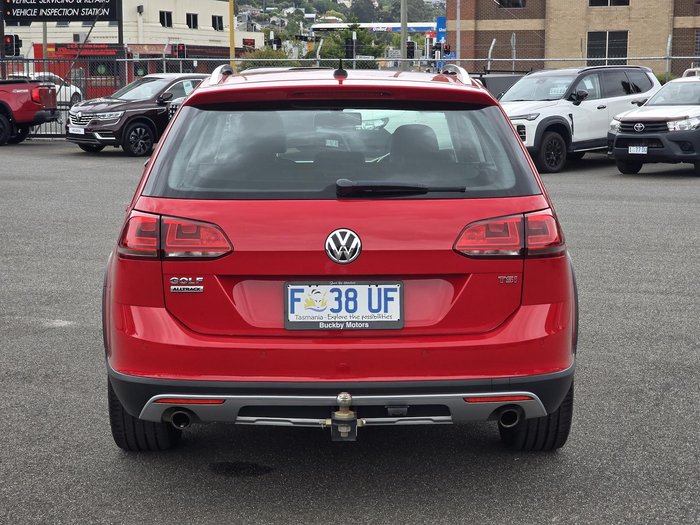 2015 Volkswagen Golf Alltrack 132TSI 7 MY16 Four Wheel Drive Tornado Red