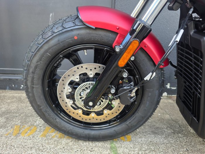 2025 Indian SCOUT BOBBER LIMITED SUNSET RED SMOKE