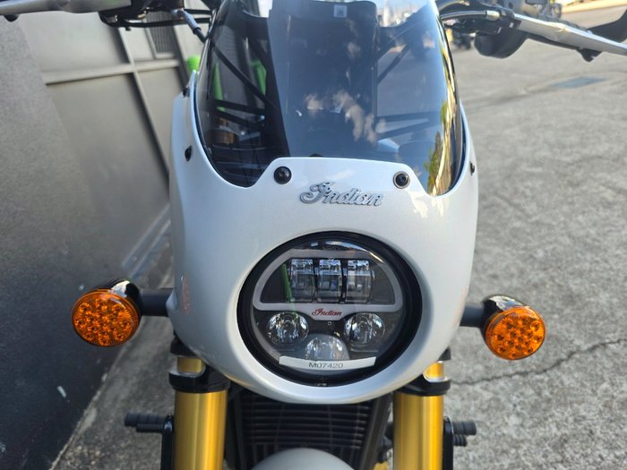 2025 Indian 2025 INDIAN 1250CC 101 SCOUT GHOST WHITE METALLIC