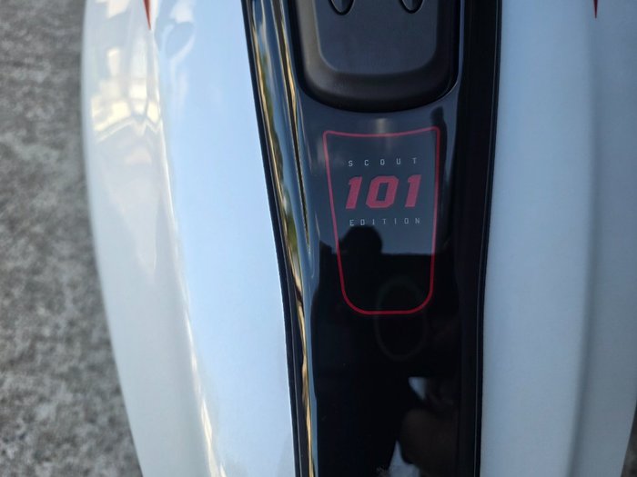 2025 Indian 2025 INDIAN 1250CC 101 SCOUT GHOST WHITE METALLIC