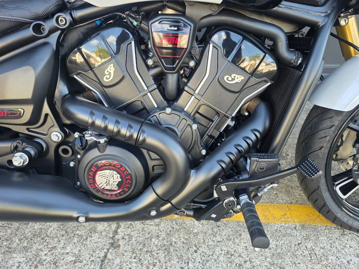 2025 Indian 2025 INDIAN 1250CC 101 SCOUT GHOST WHITE METALLIC