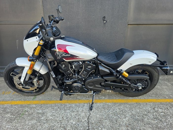 2025 Indian 2025 INDIAN 1250CC 101 SCOUT GHOST WHITE METALLIC