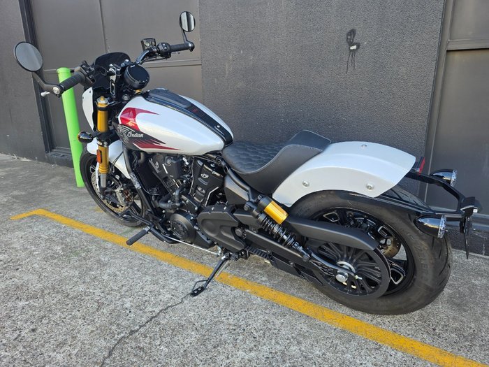 2025 Indian 2025 INDIAN 1250CC 101 SCOUT GHOST WHITE METALLIC