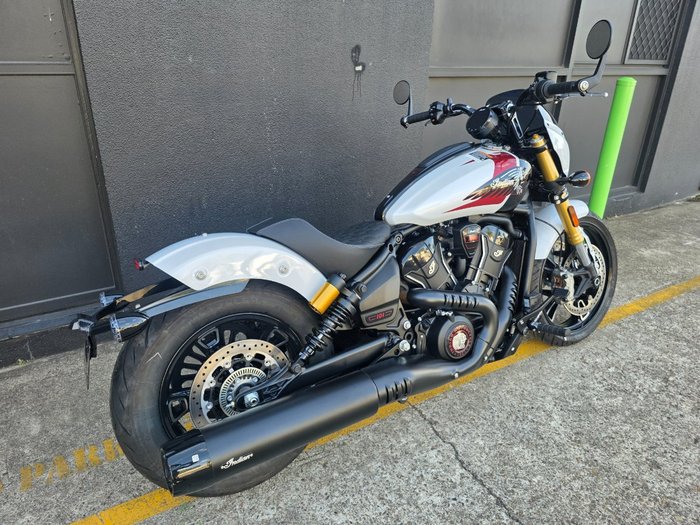 2025 Indian 2025 INDIAN 1250CC 101 SCOUT GHOST WHITE METALLIC