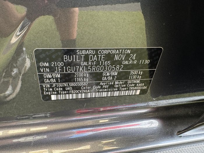 2024 Subaru Crosstrek 2.0L