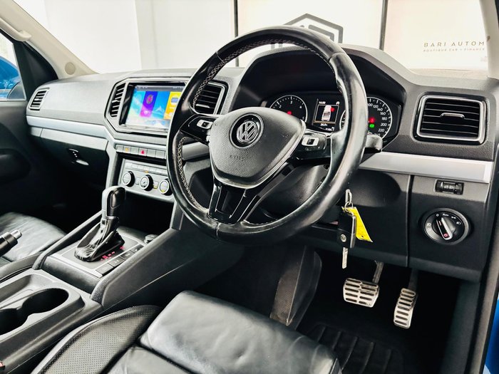 2017 Volkswagen Amarok TDI550 Ultimate 2H MY17 4X4 Constant Ravenna Blue