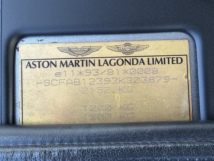 2003 Aston Martin DB7 Vantage