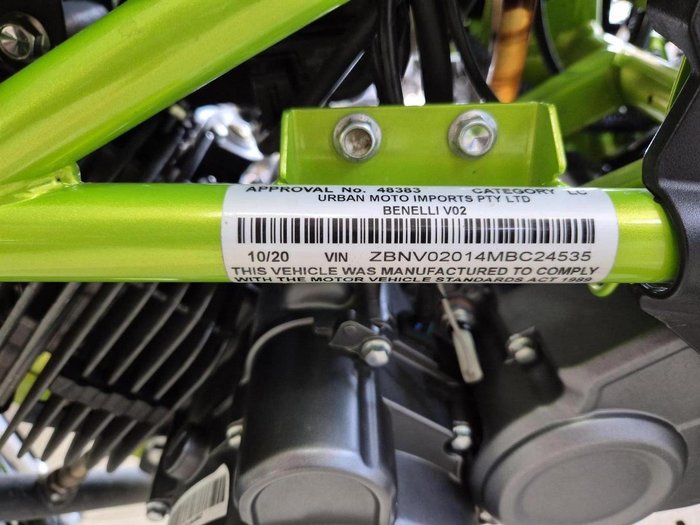 2020 Benelli TNT 135 TNT Green