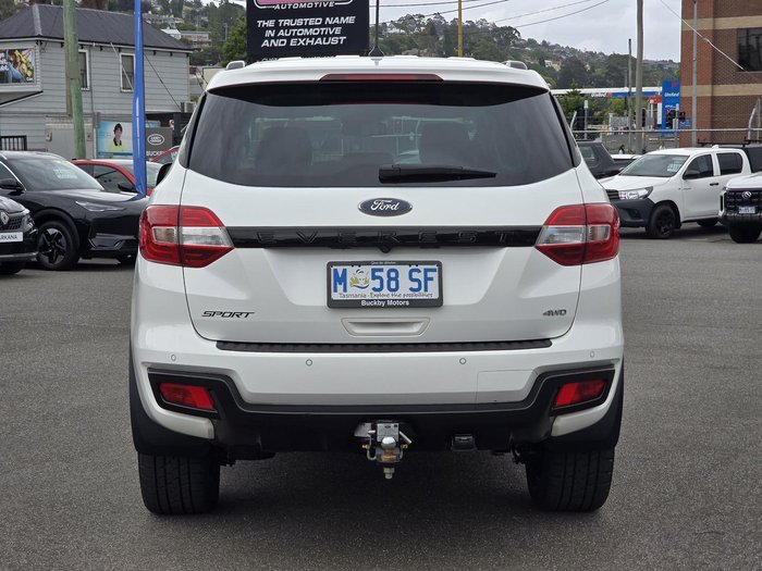 2020 Ford Everest Sport UA II MY20.25 4X4 Dual Range Arctic White