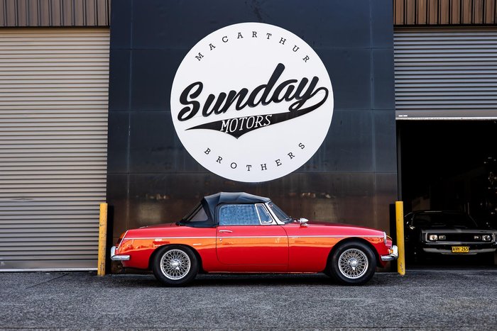 1967 MG B Mk 1 Red