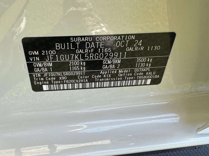 2024 Subaru Crosstrek 2.0R