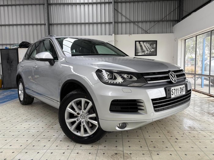 2012 Volkswagen Touareg 150TDI 7P MY12.5 Four Wheel Drive Cool Siver