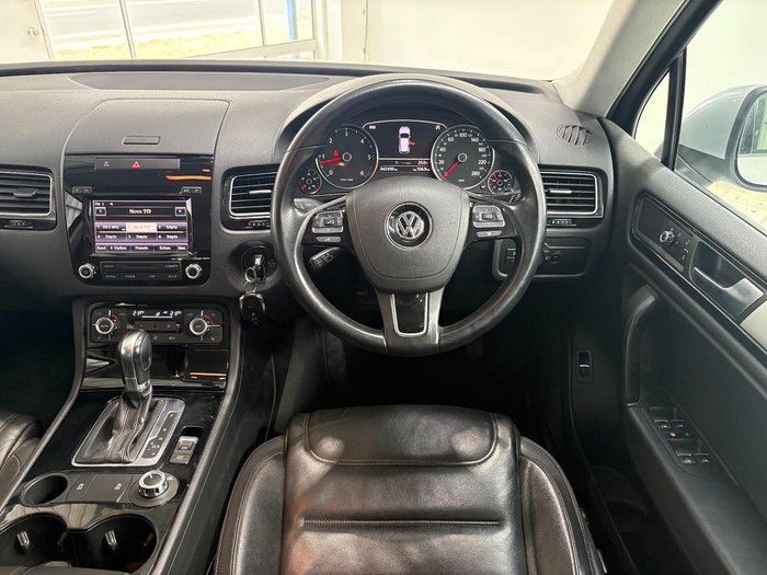2012 Volkswagen Touareg 150TDI 7P MY12.5 Four Wheel Drive Cool Siver