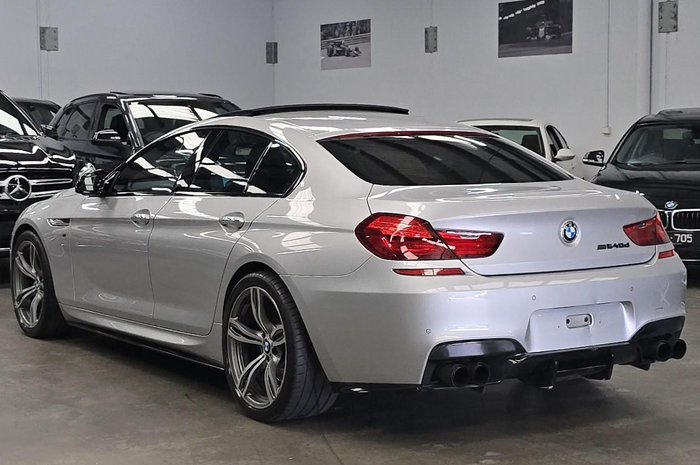 2013 BMW 6 Series 640d F06 MY13 Titanium Silver