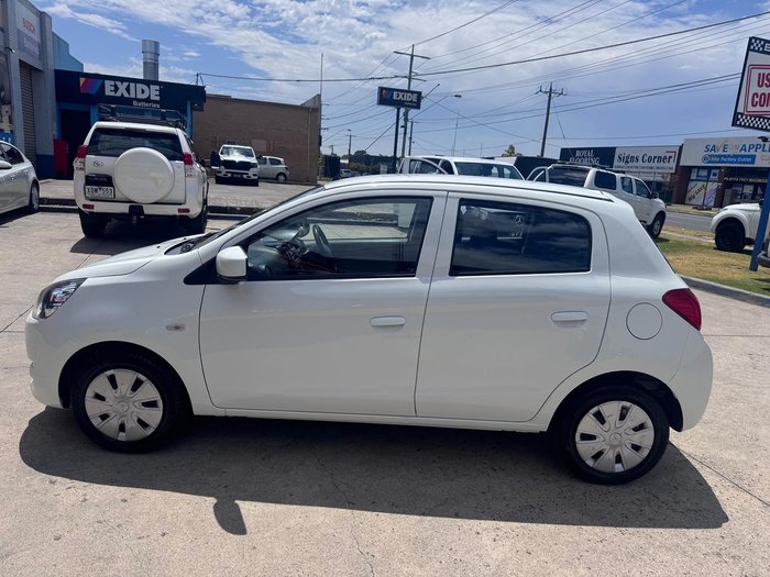 2013 Mitsubishi Mirage ES LA MY14 White