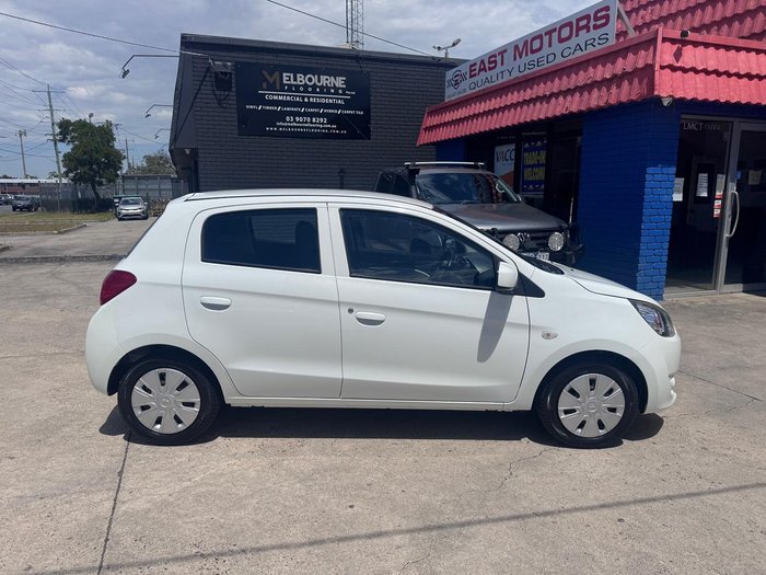 2013 Mitsubishi Mirage ES LA MY14 White