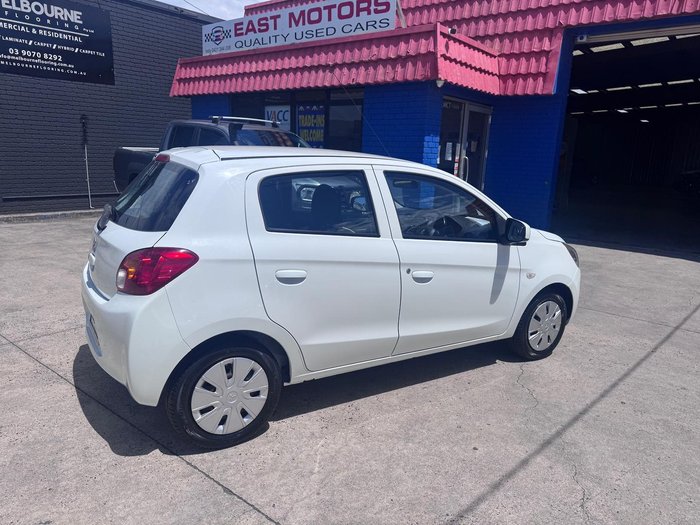 2013 Mitsubishi Mirage ES LA MY14 White
