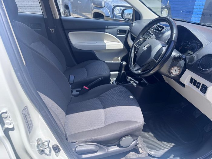 2013 Mitsubishi Mirage ES LA MY14 White