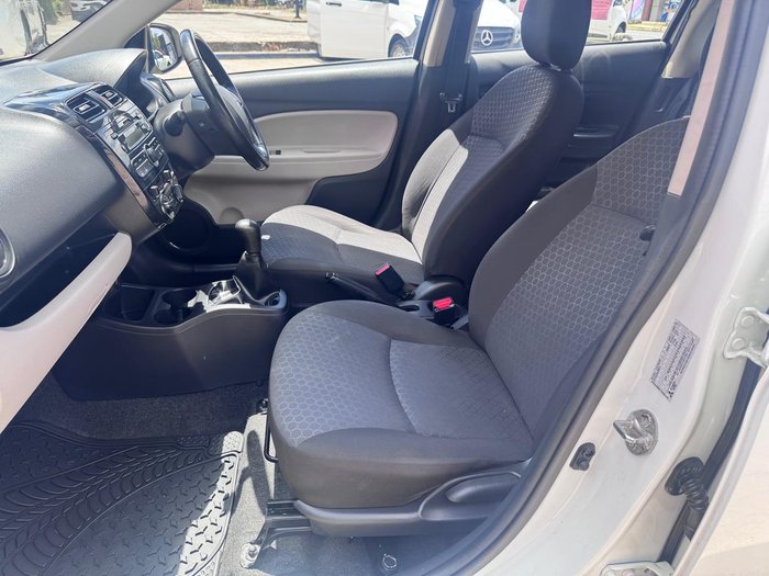 2013 Mitsubishi Mirage ES LA MY14 White