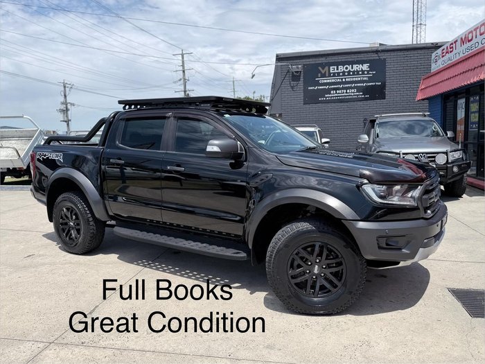 2018 Ford Ranger Raptor PX MkIII MY19 4X4 Dual Range Shadow Black