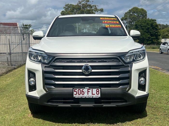 2022 SsangYong Musso Ultimate Q250 MY22 4X4 Dual Range Grand White