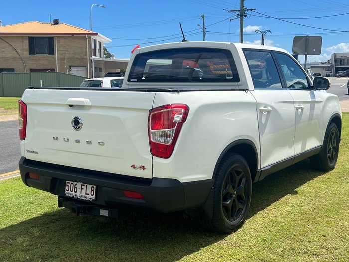 2022 SsangYong Musso Ultimate Q250 MY22 4X4 Dual Range Grand White