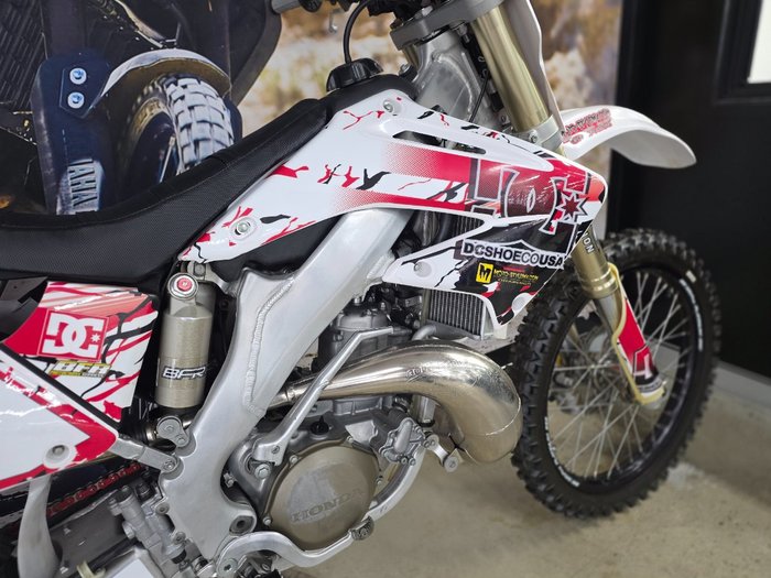 2007 Honda CR250R WHITE