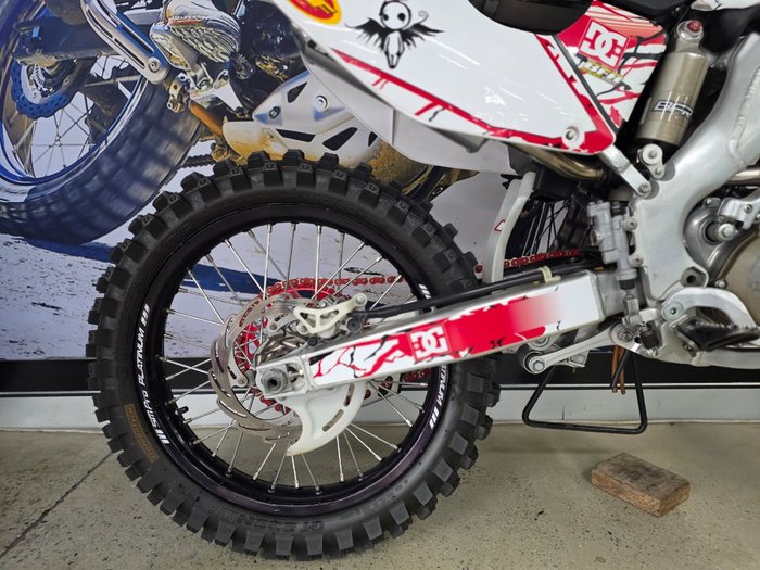 2007 Honda CR250R WHITE