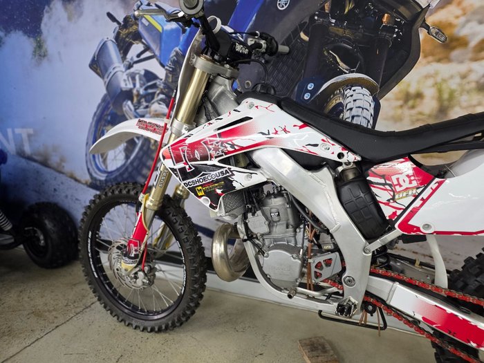 2007 Honda CR250R WHITE