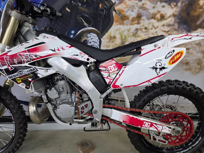 2007 Honda CR250R WHITE