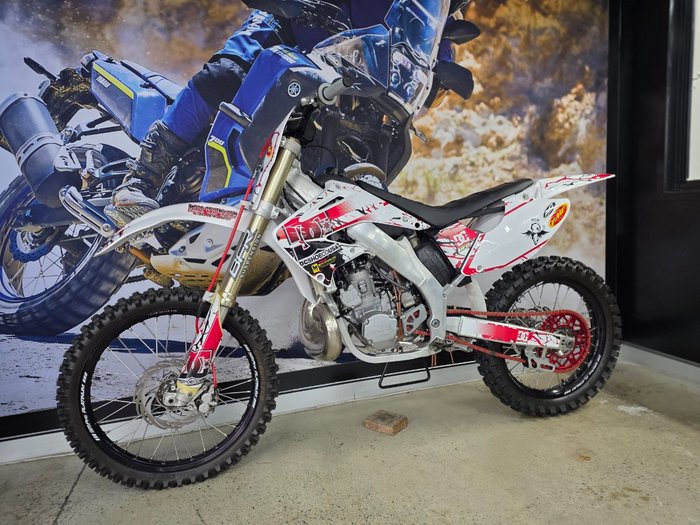 2007 Honda CR250R WHITE