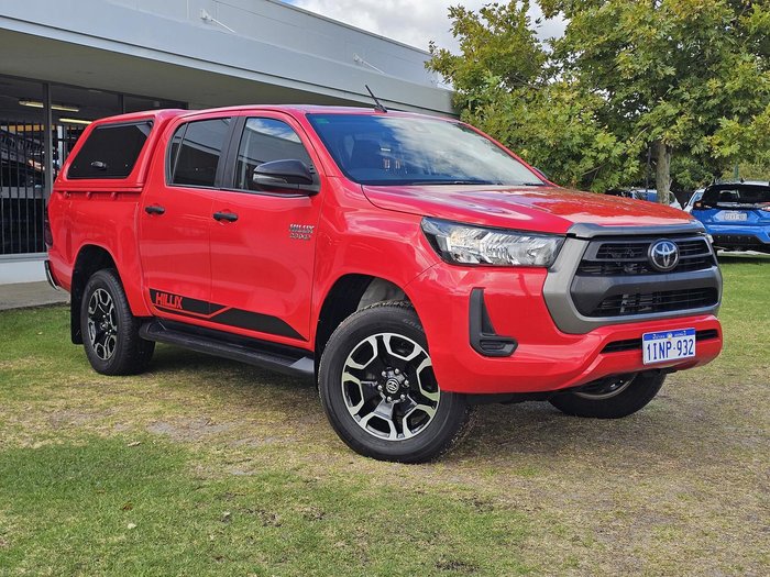 2020 Toyota Hilux SR GUN126R 4X4 Dual Range Red