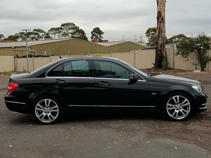 2012 Mercedes-Benz C-Class C250 BlueEFFICIENCY Avantgarde W204 MY12 Black