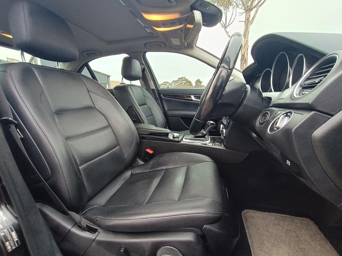2012 Mercedes-Benz C-Class C250 BlueEFFICIENCY Avantgarde W204 MY12 Black